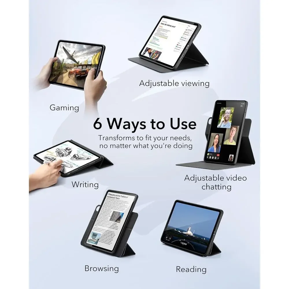 ESR For IPad Air 13 Inch Case M4/M3/M2 (2026/2025/2024) With Pencil Holder